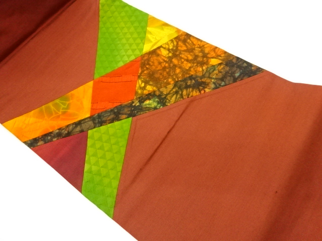 JAPANESE NAGOYA OBI / WOVEN ABSTRACT